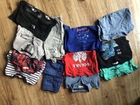 Paka, ubrań, zestaw, dla chłopca, 122, 128, h&m, zaraz, reserved