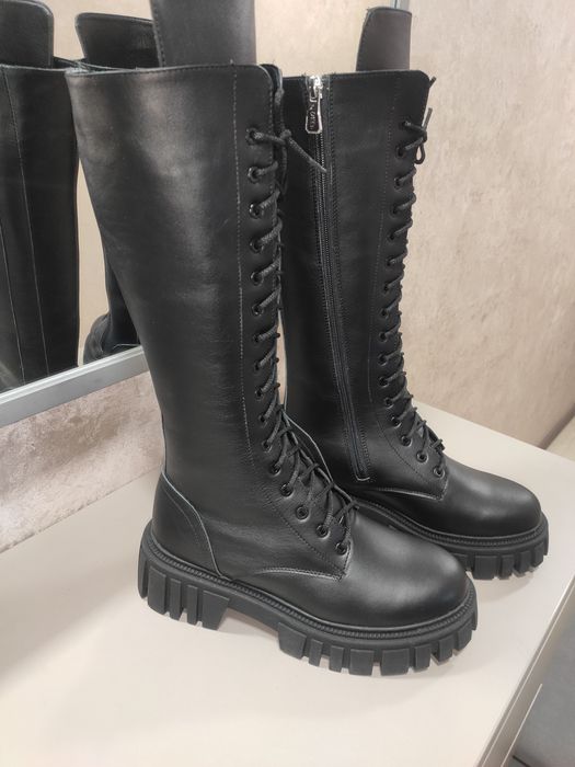 Берцы женские высокие, демисезонные и зимние