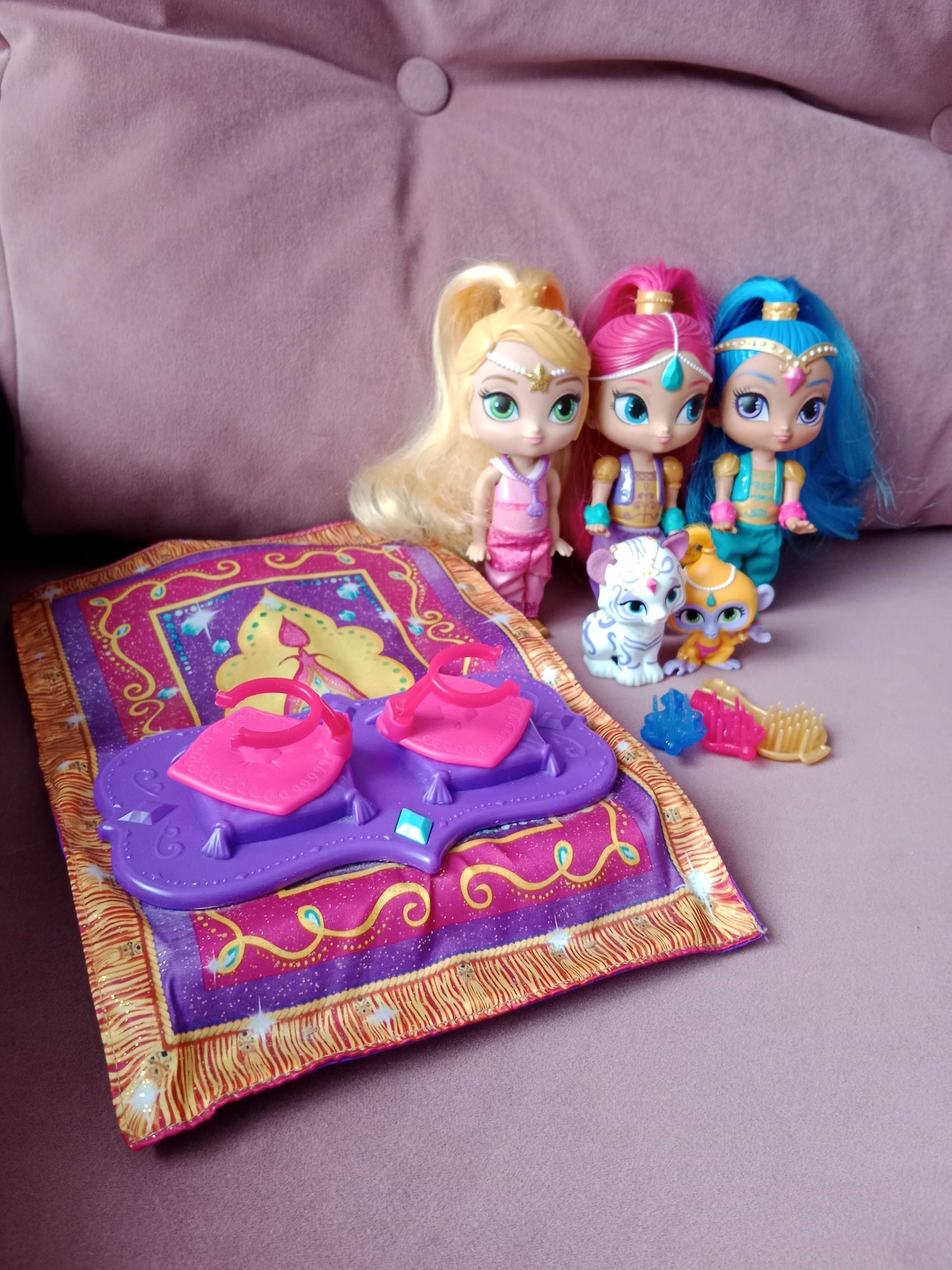 Shimmer i Shine latający dywan. Lalki i akcesoria