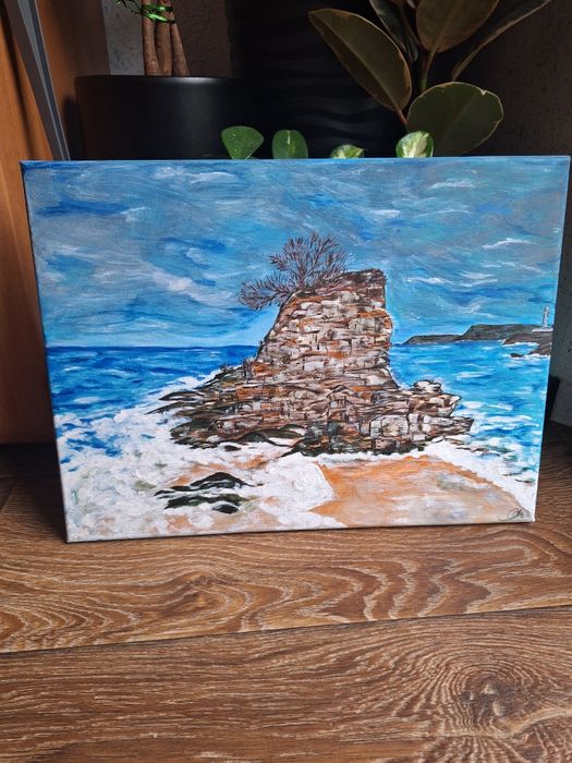 Obraz na płótnie ręcznie malowany