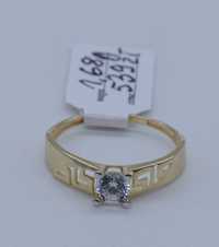 Złoty pierścionek 585 1,68 gram rozmiar 19 NOWY