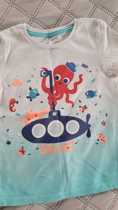 Pepco Baby koszulka na lato ocean r. 92