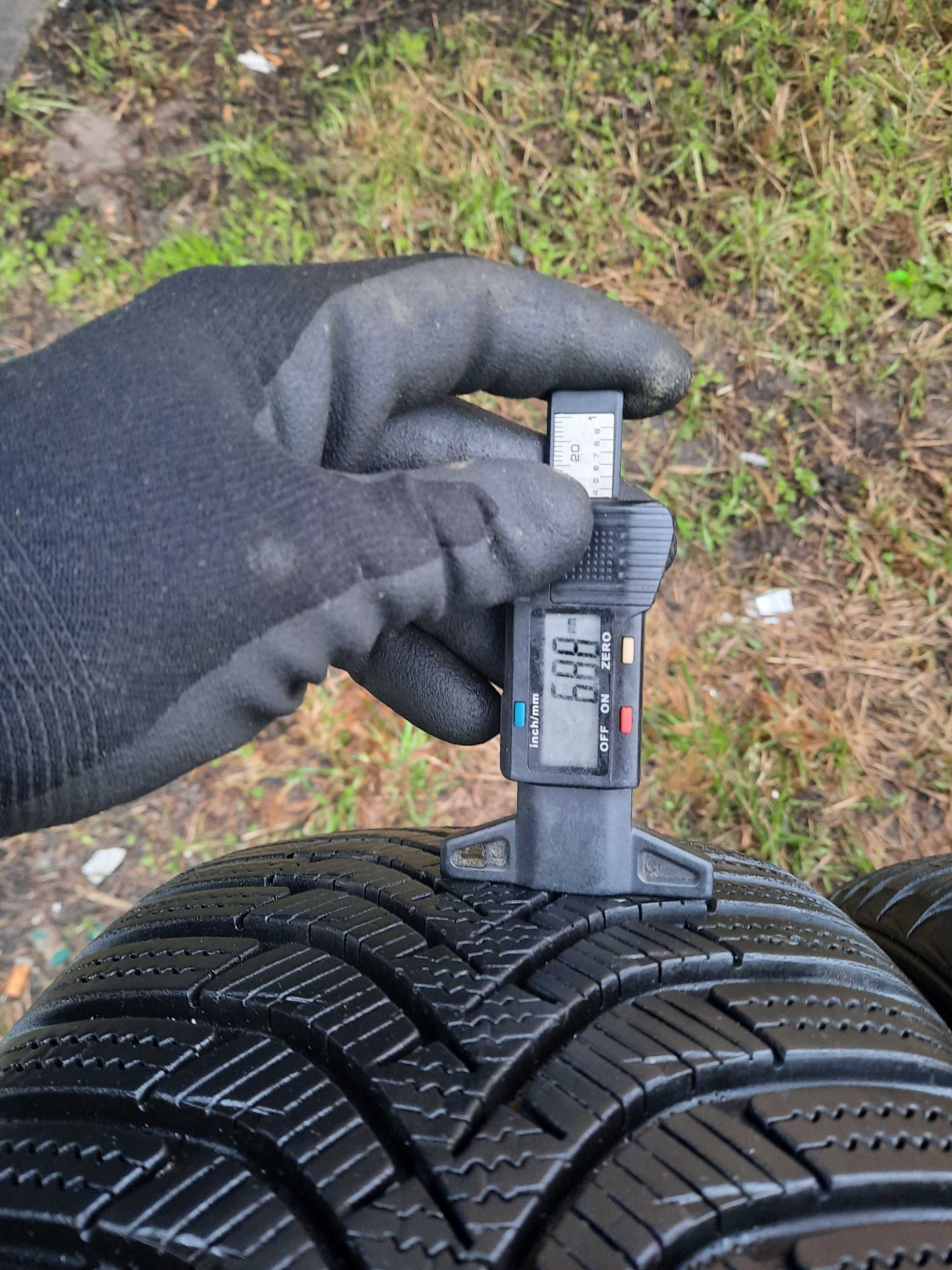 Opony zimowe klasy średniej HANKOOK 195/50/15 ok. 7 mm 2020 r.
