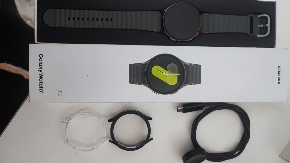 Smartwatch samsung Galaxy whatch7 + 2 capas proteção