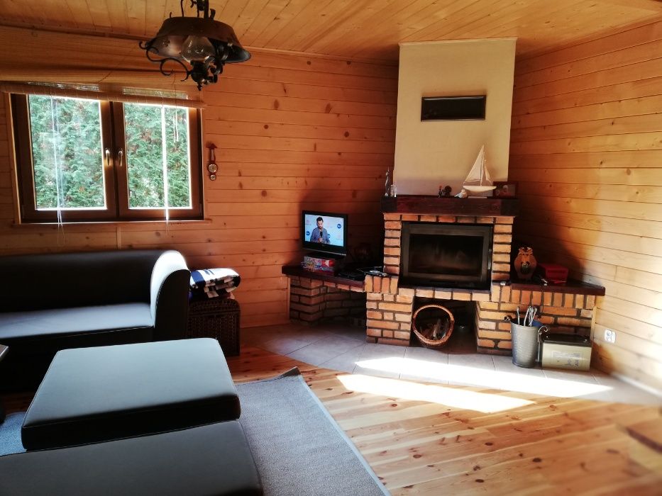 Domek letniskowy do wynajęcia nad jeziorem na mazurach Mazury, łódka.