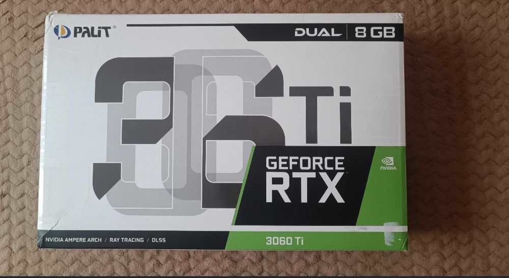 Відеокарта 3060ti 8гб нова palit dual
