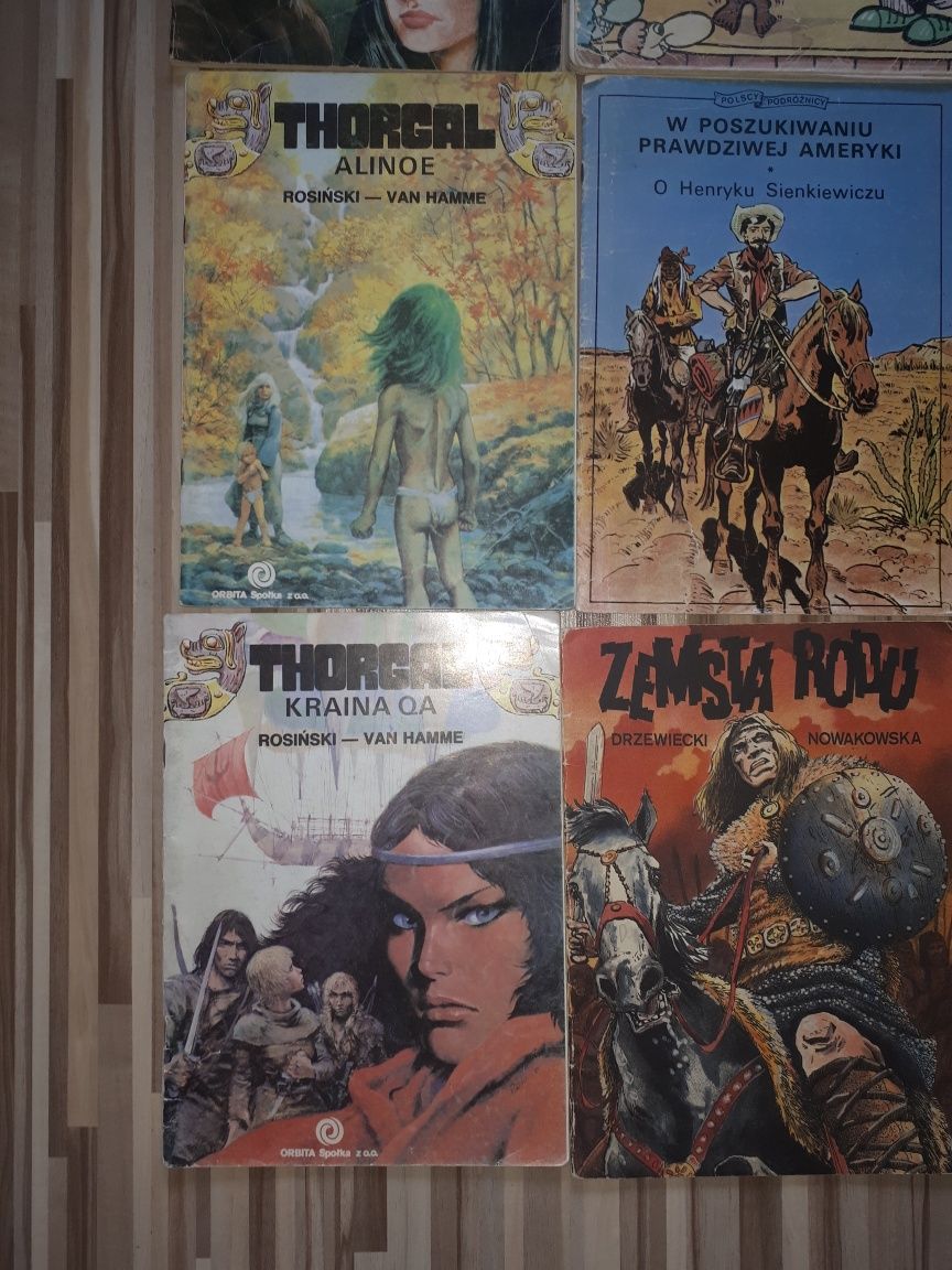 Zestaw komiksów polskich