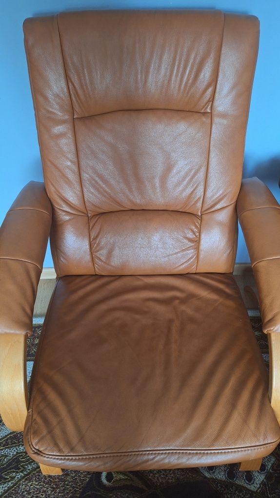Sofa skórzana i 2 fotele