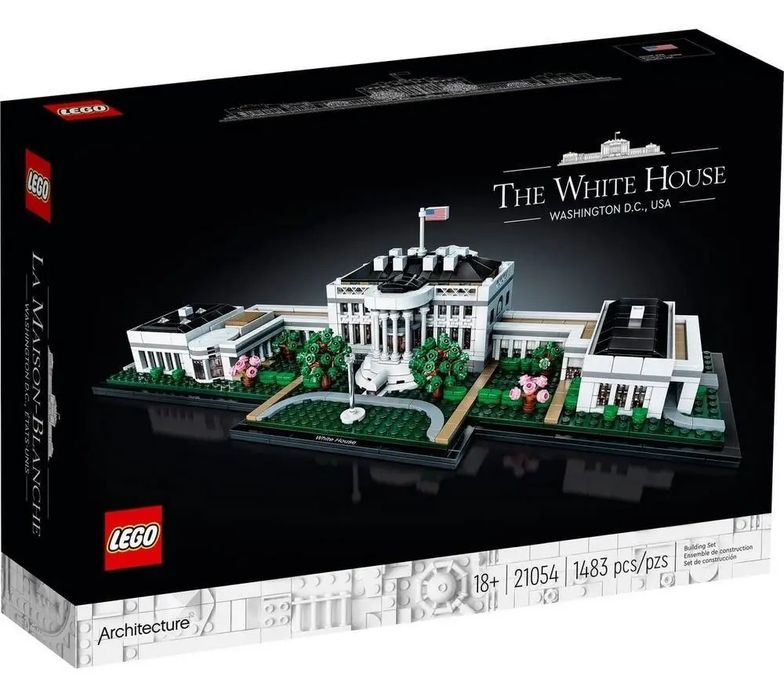 Конструктор LEGO Architecture Білий дім 1483 деталей (21054)