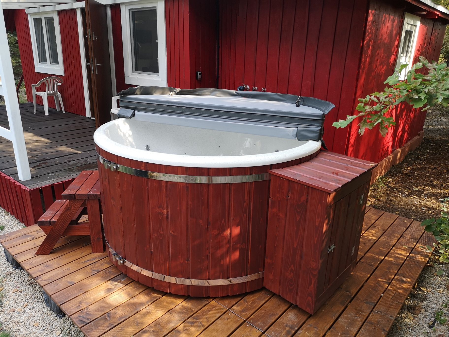 Balia ogrodowa na gaz Jacuzzi Spa Ruska bania