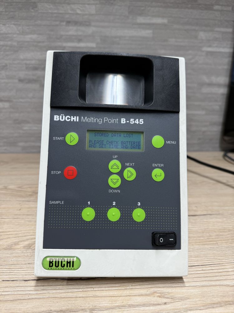 — BÜCHI Melting Point B-545, прилад для визначення температур