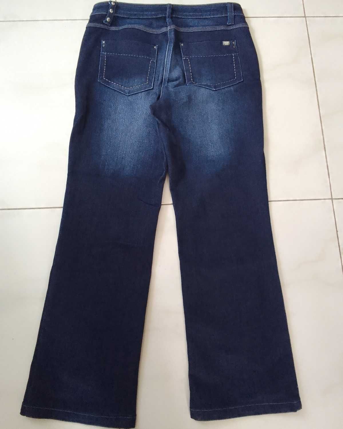 CECIL Scarlett 29 Spodnie damskie jeansowe z elastanem w pasie 82cm