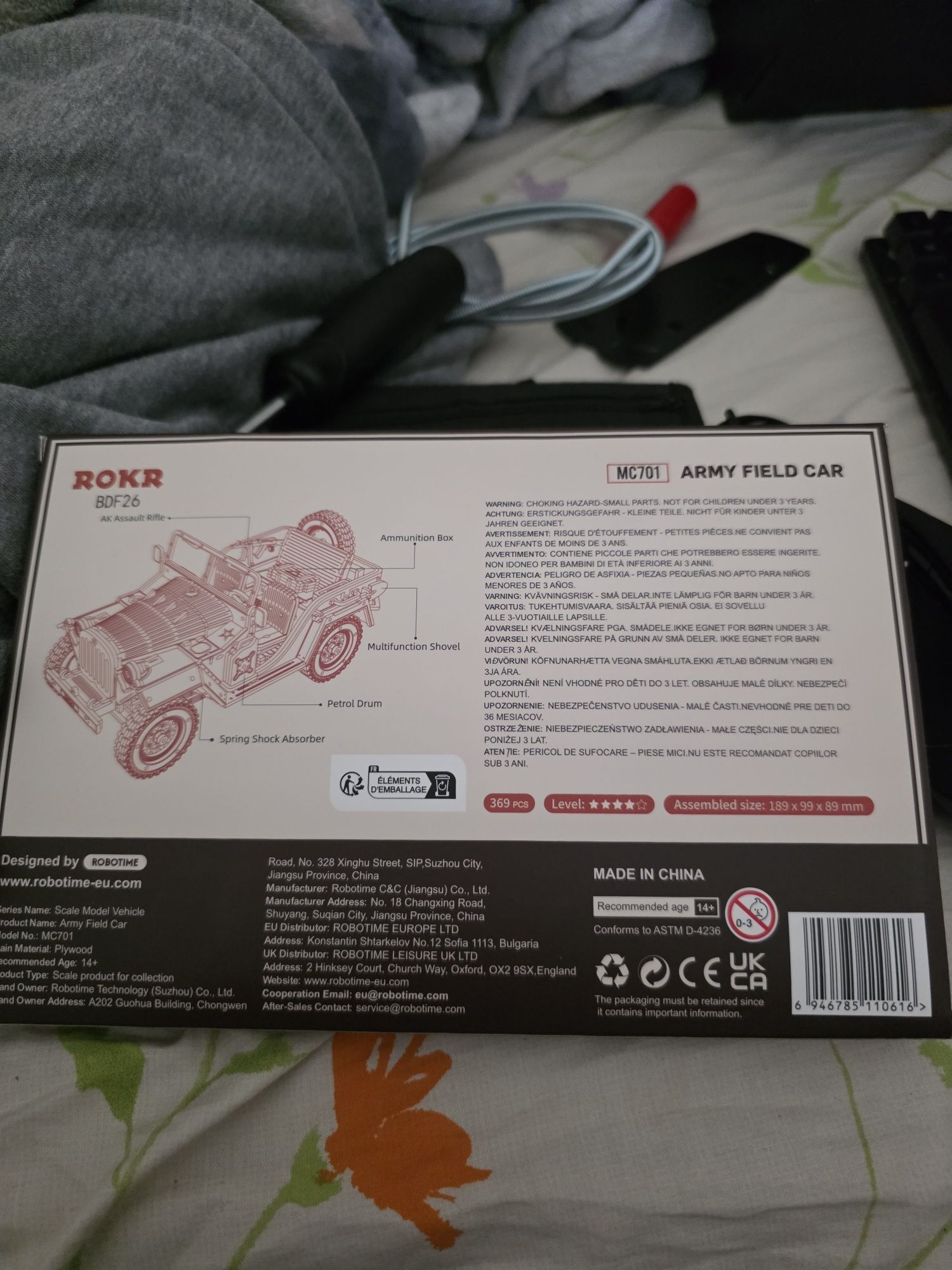 Carro modelar para montar