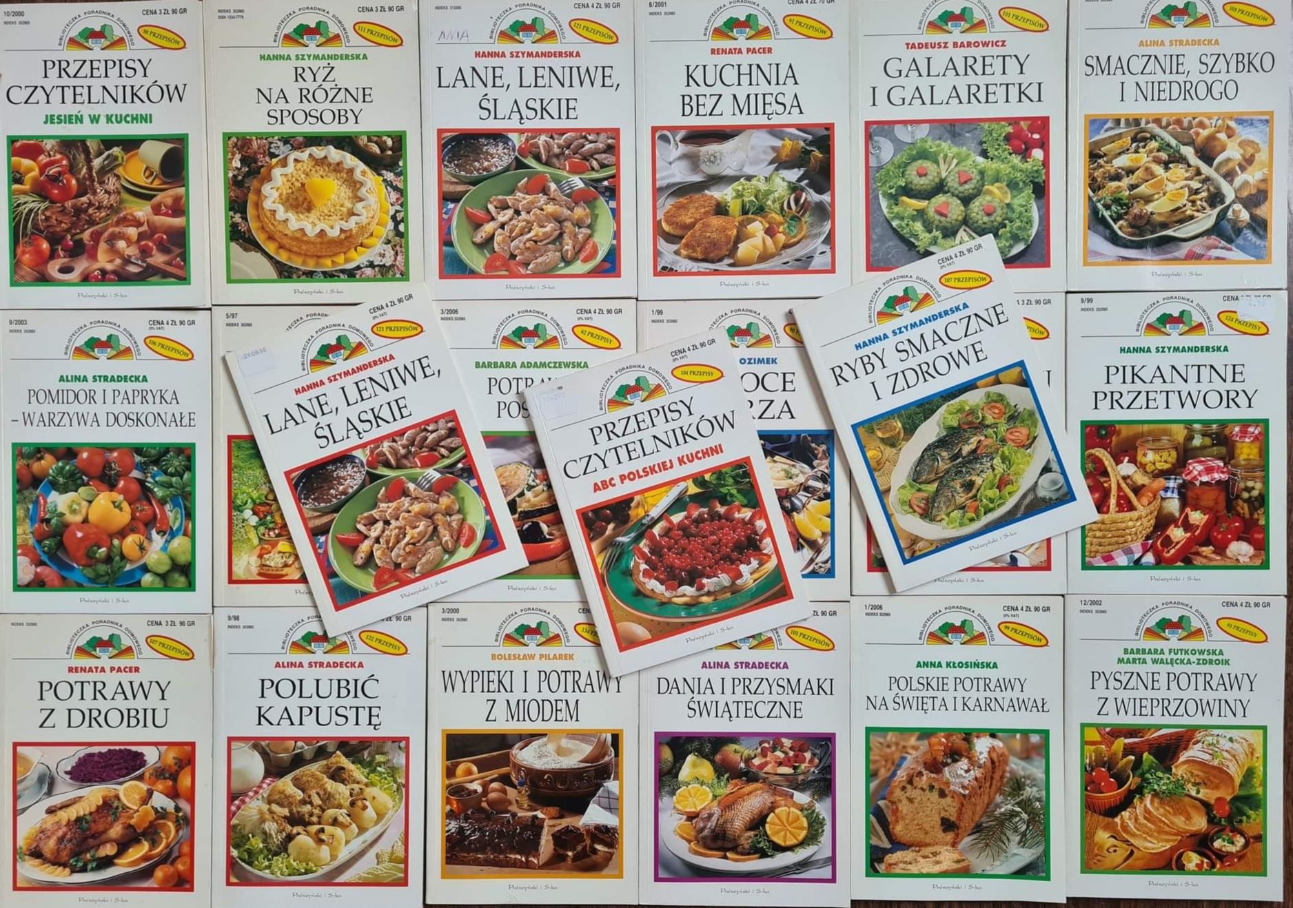 Kolekcja książek kulinarnych