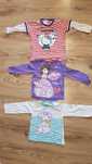 Trzy bluzeczki długi rękaw hello kitty księżniczka Zosia królik r.86