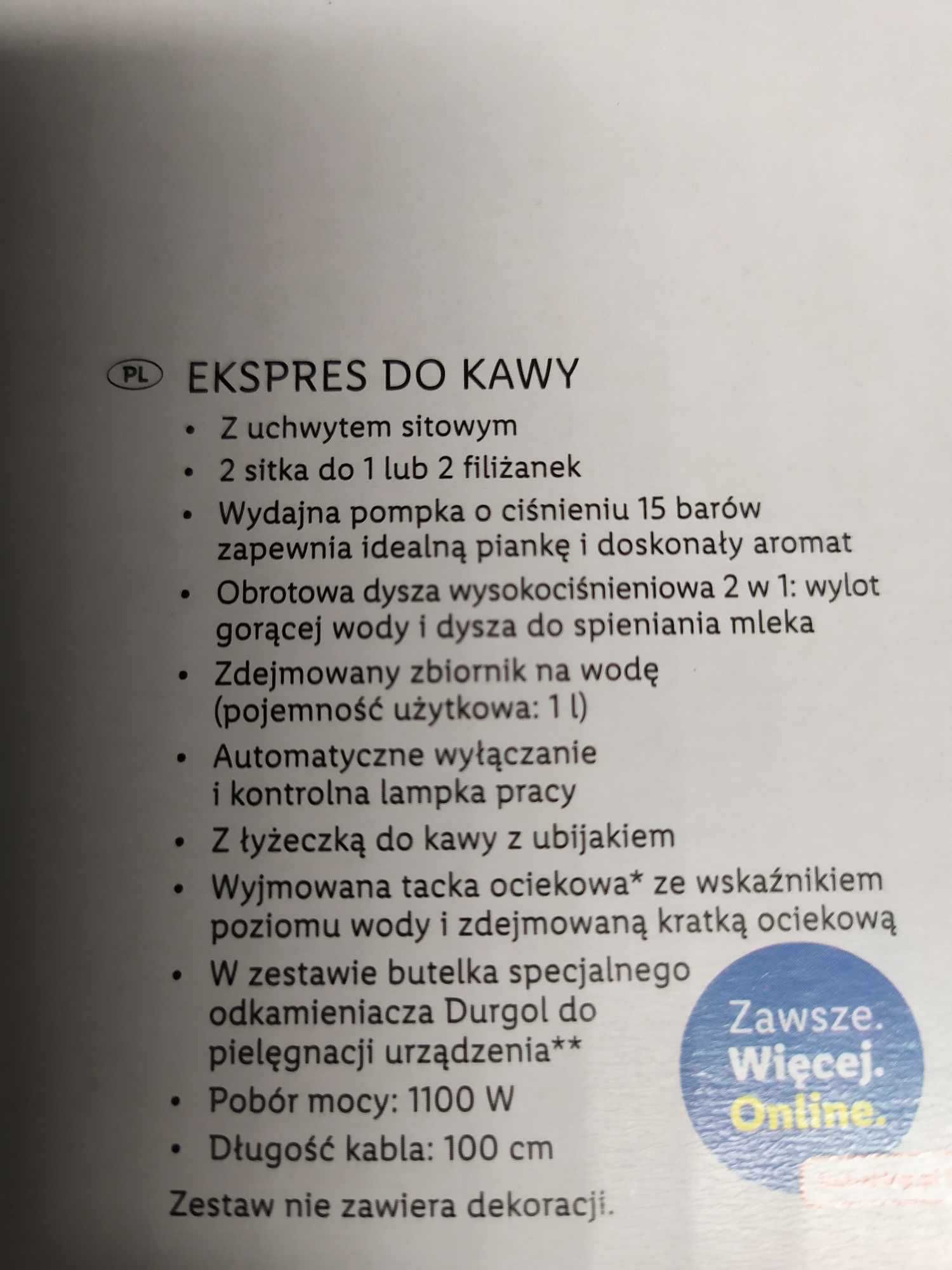 Kolbowy Expres do kawy SilverCrest