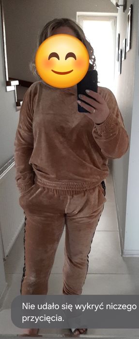 Dres Merribel komplet zestaw 40 L złoty welur