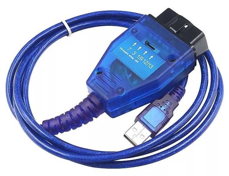 Автосканер USB KKL K-Line VAG-COM 409.1 на чипе FTDI с переключателем