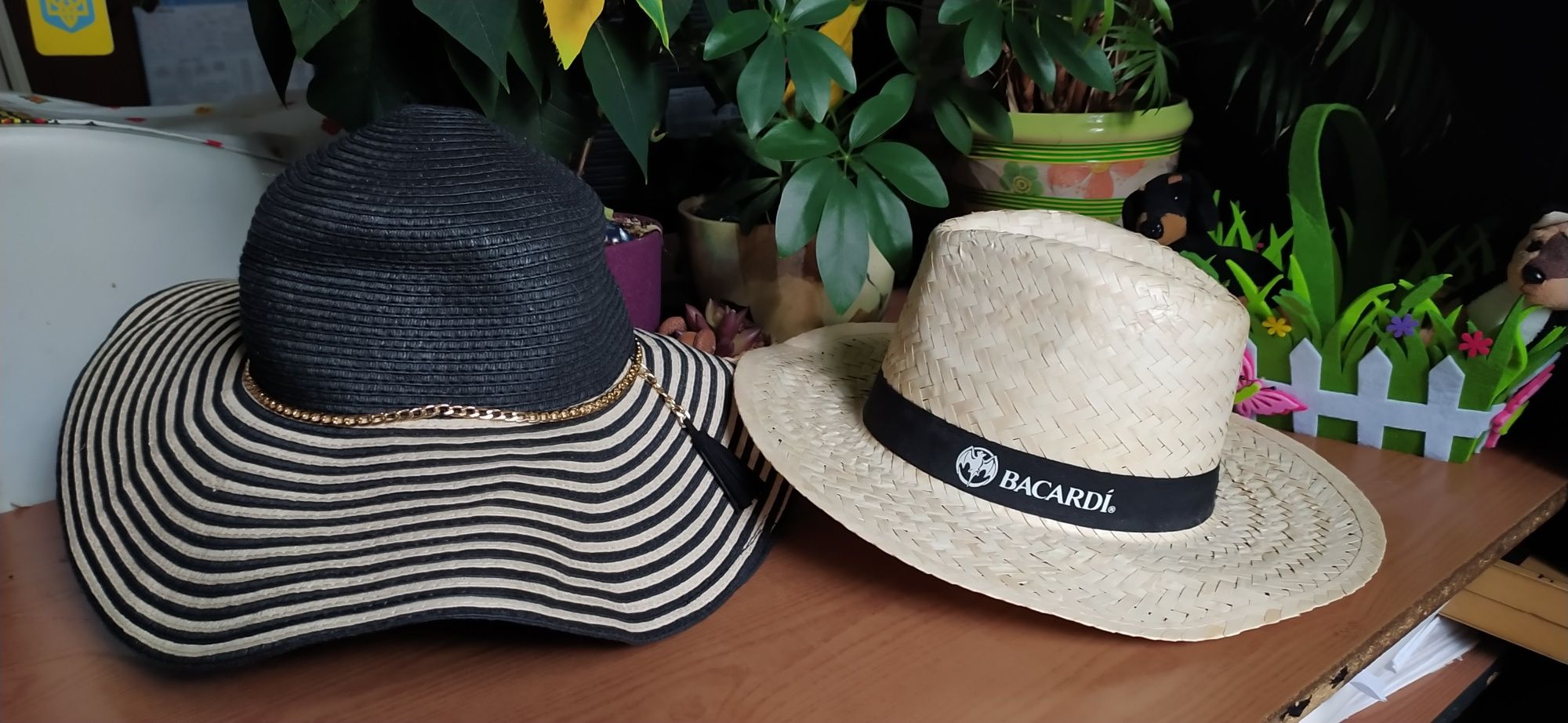 Соломенная шляпа панама  Bаcаrdi