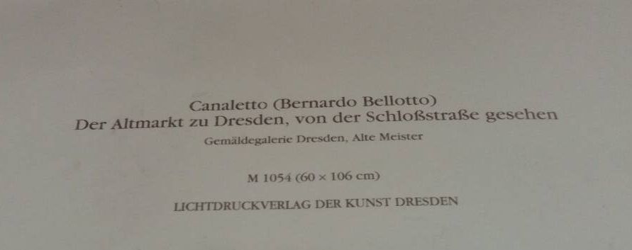 Картина з Дрезден Цвингер:Bernardo Bellotto, "Der Altmarkt zu Dresden"