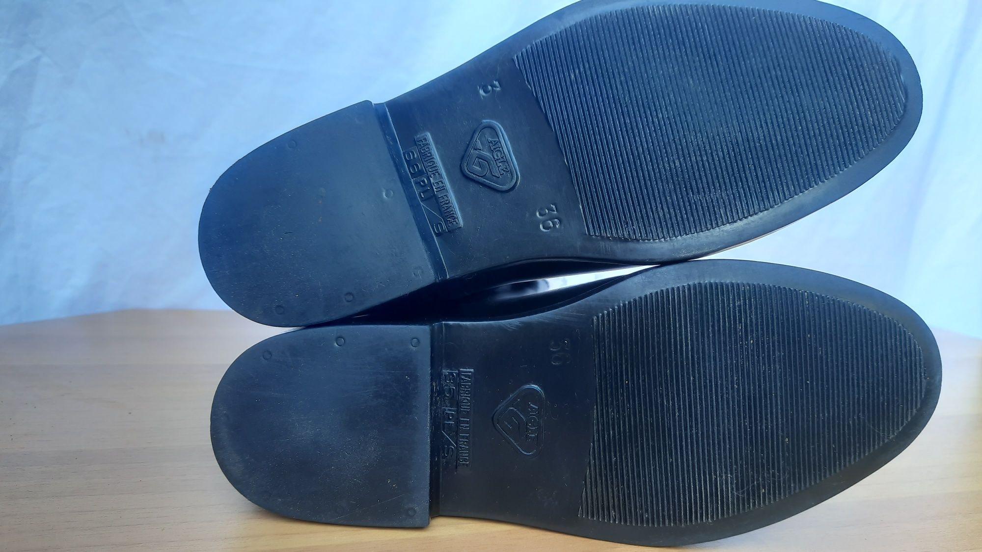 Aigle гумові чоботи, жіночі з м'якою підкладкою, 36р, жокейські, made