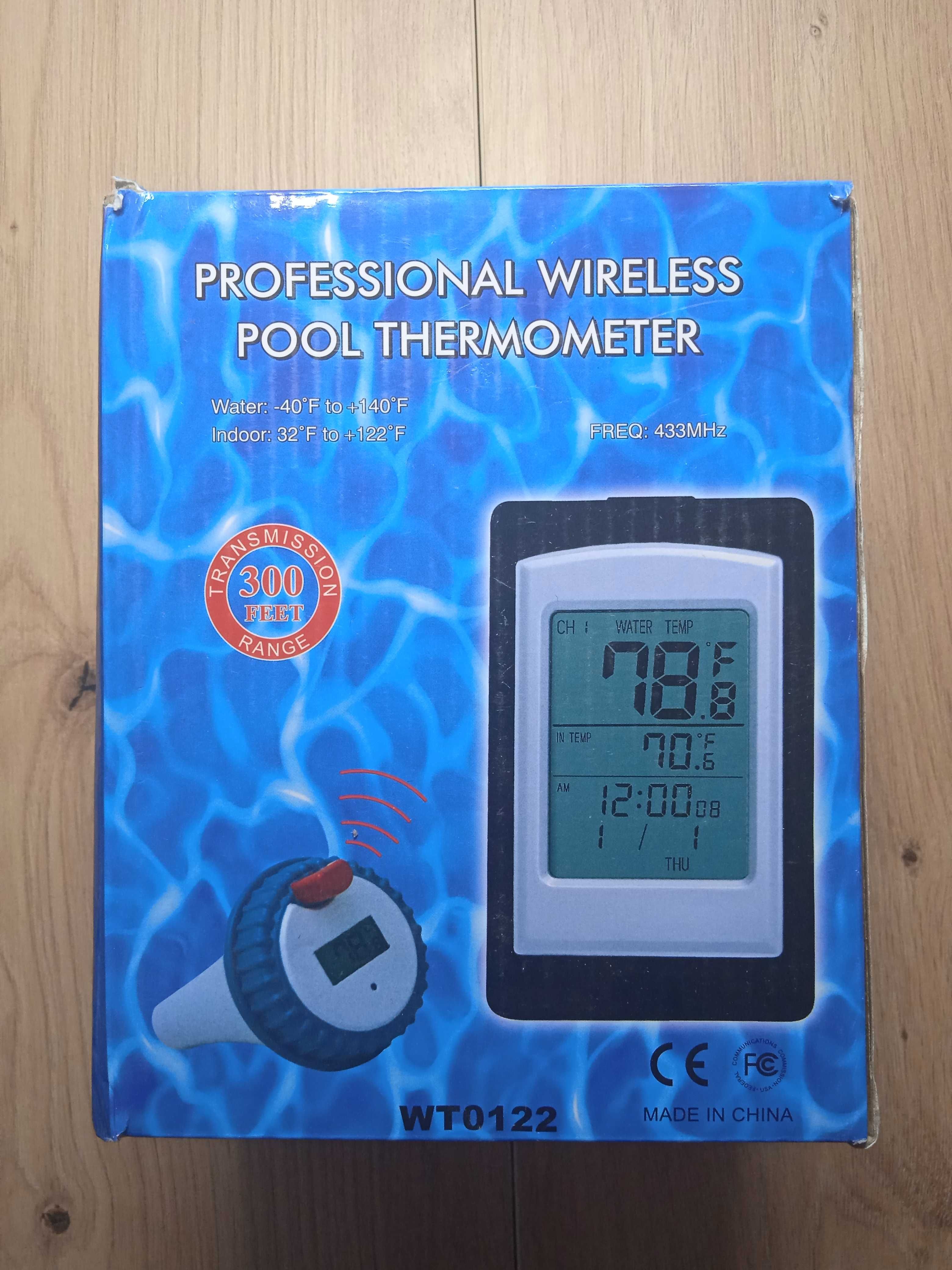 Solarny termometr pływający basenowy bezprzewodowy