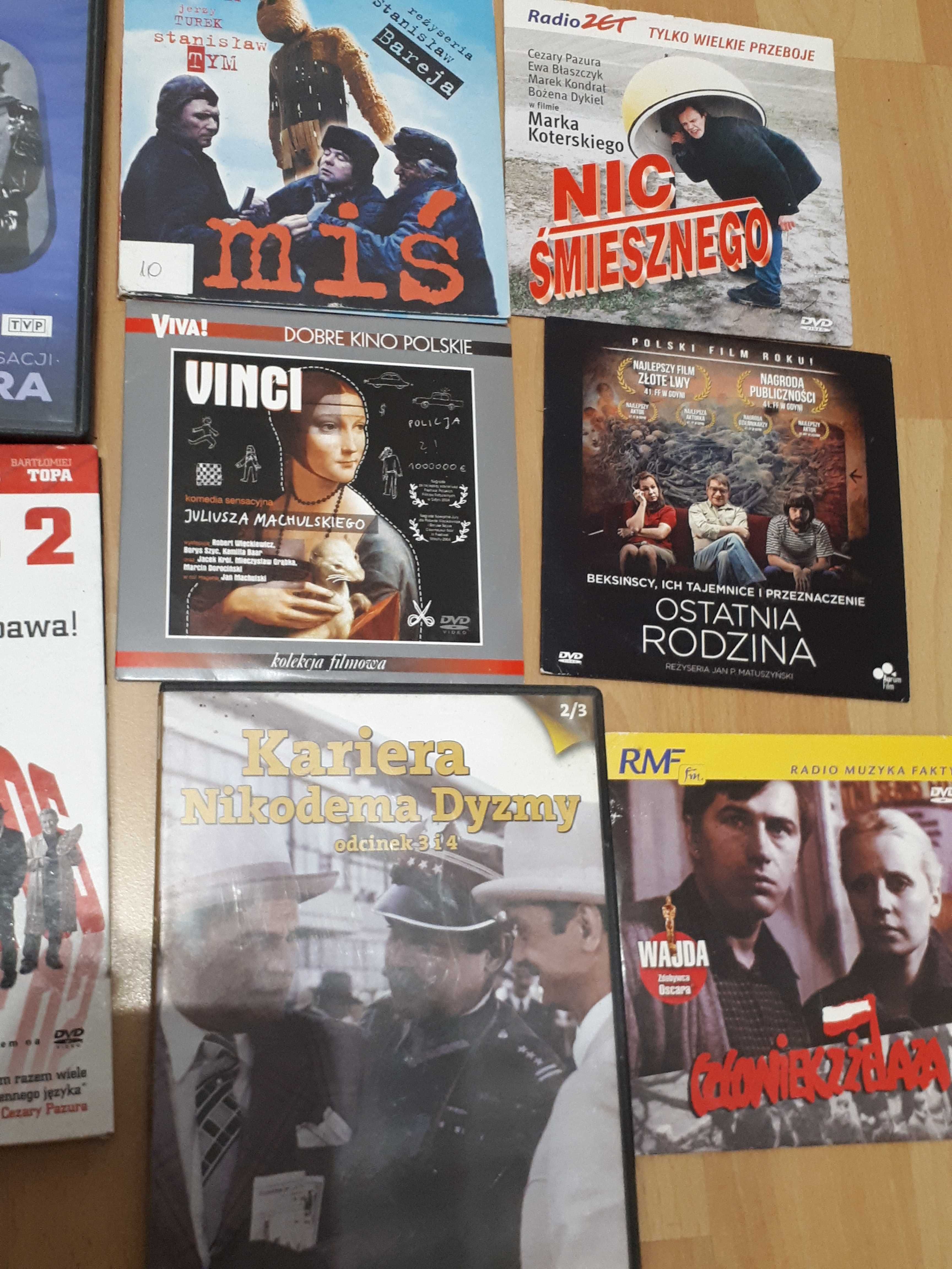 Filmy Polskie DVD - 10 sztuk