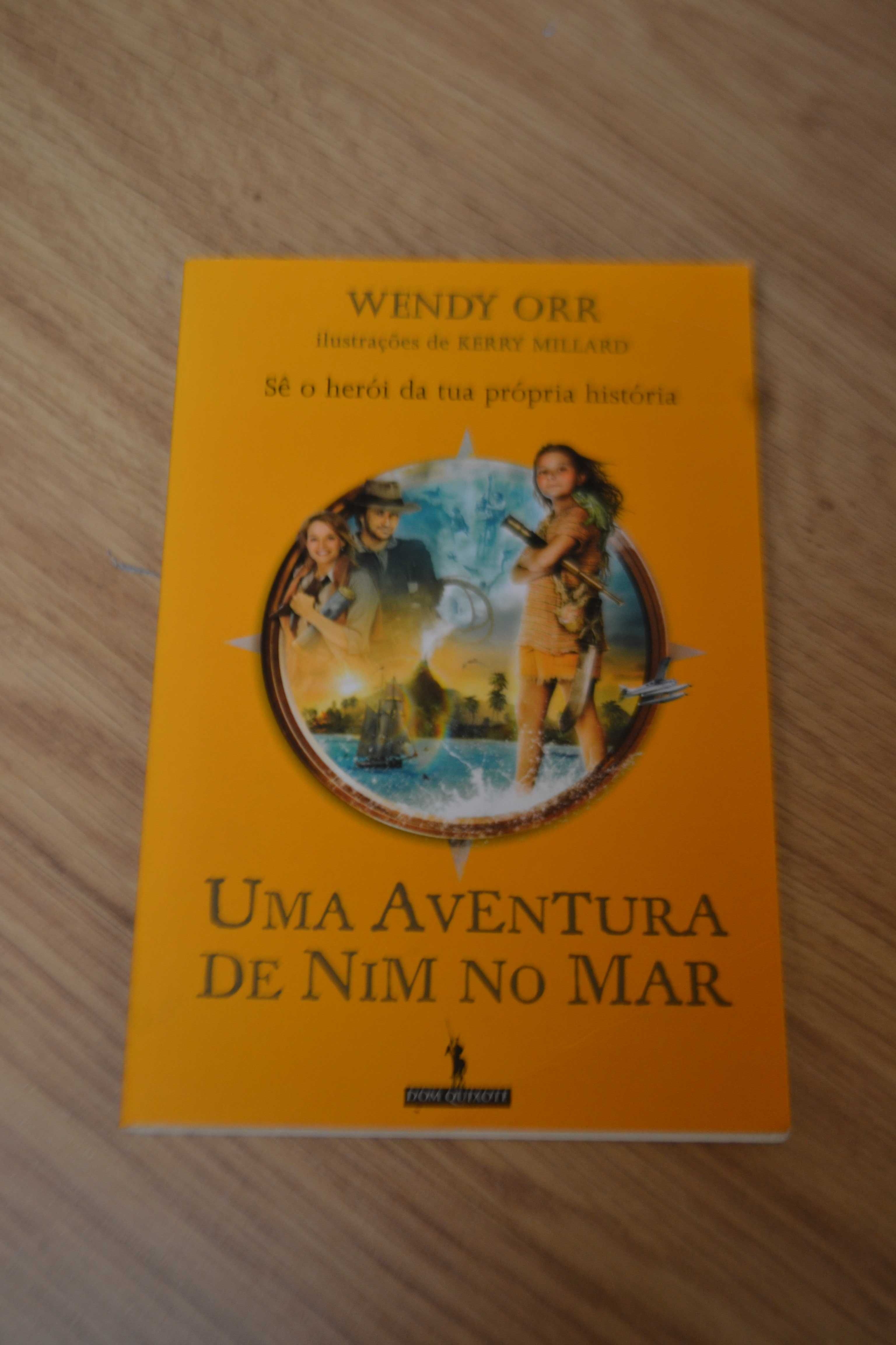 Livro "Uma Aventura de Nim no Mar", de Wendy Orr, il. de Kerry Millard