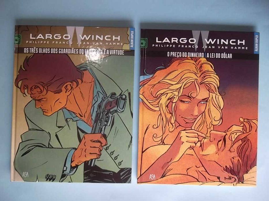 LARGO WINCH - Coleção 7 volumes duplos capa dura Ed. ASA