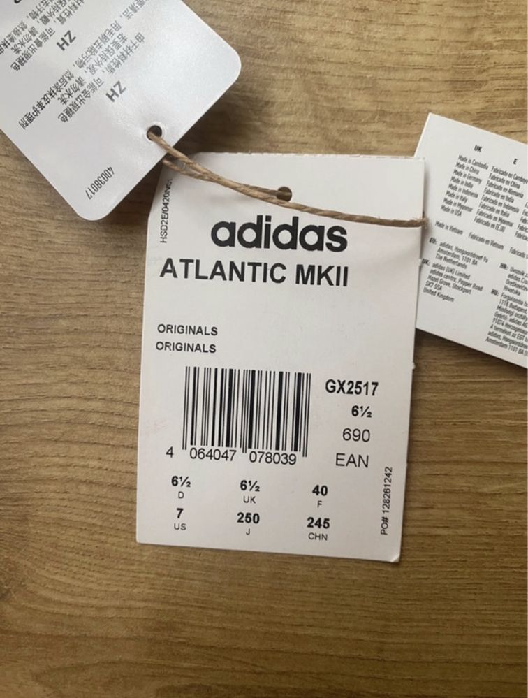 Adidas Atlantic MKII skórzane sneakersy 40