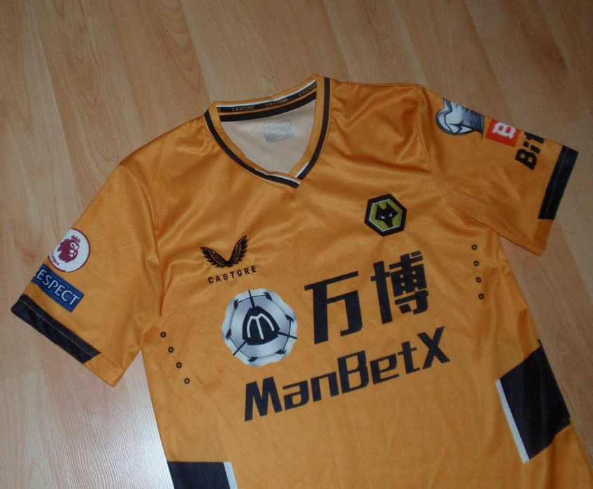Футбольная футболка Castore FC Wolverhampton/Wolves S Adidas NB Dry ФК