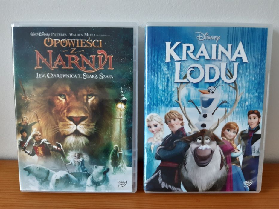 DISNEY - dwa filmy na DVD : Opowieści z Narnii i Kraina Lodu.  OKAZJA