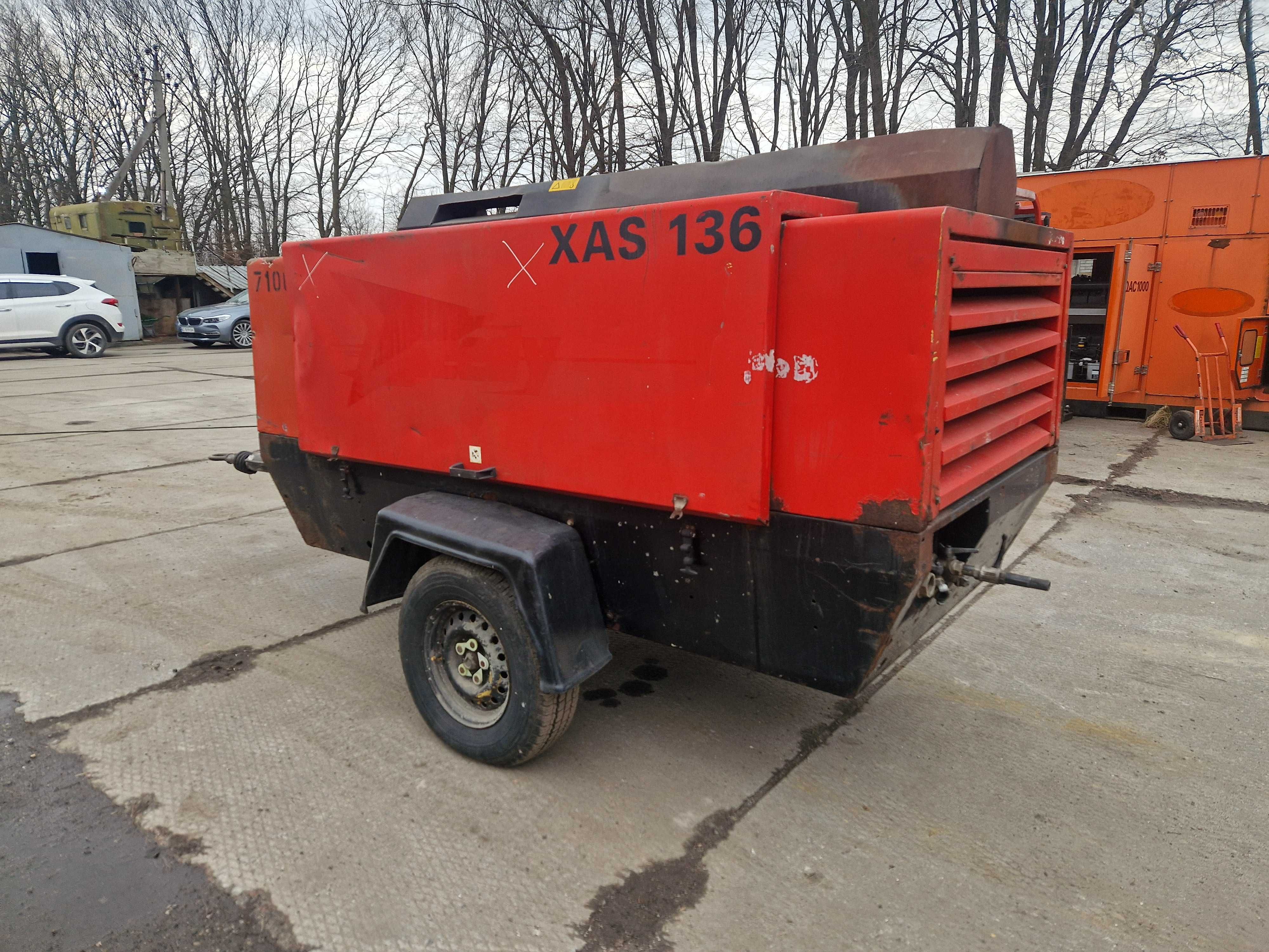 Компрессор Atlas Copco XAS136 8100л/г 8.1м3