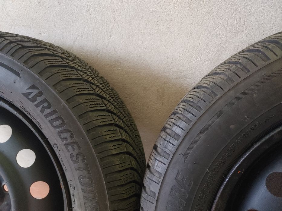 Opony zimowe Bridgestone z felgami 195/65/15