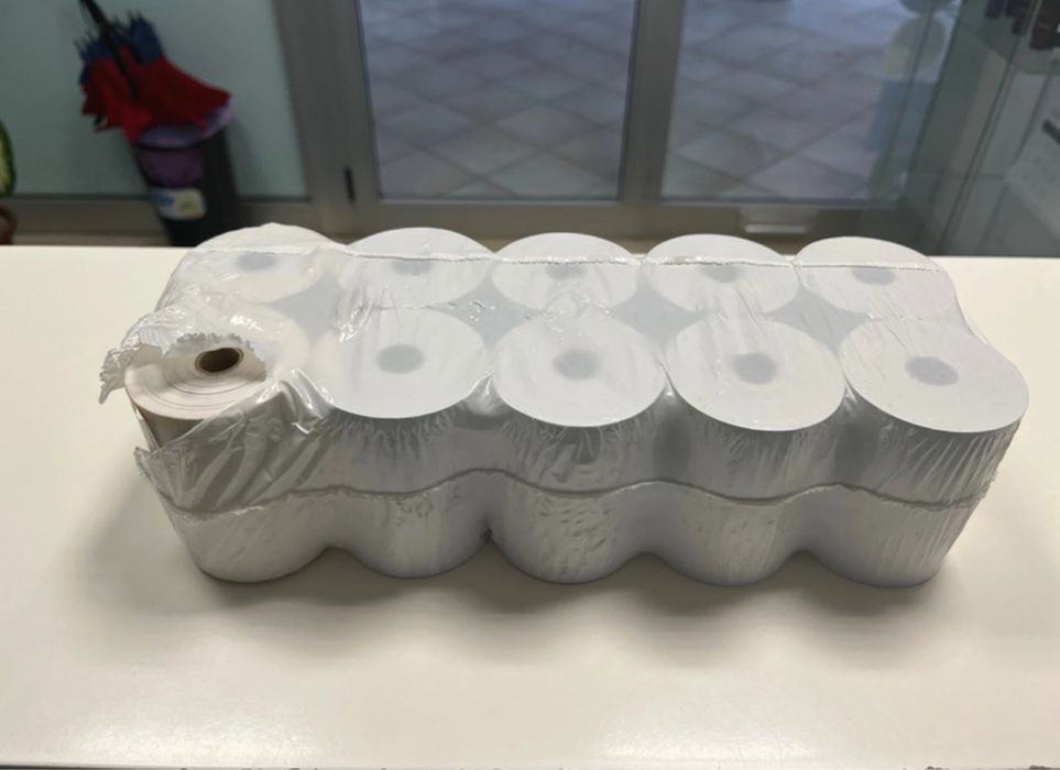 10 Rolos papel Termico 80x60x11