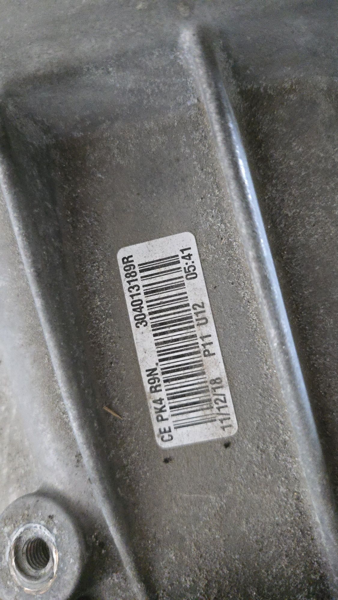 Skrzynia manual renault PK4028 szumi mechanizm różnicowy PK4028 R9N
