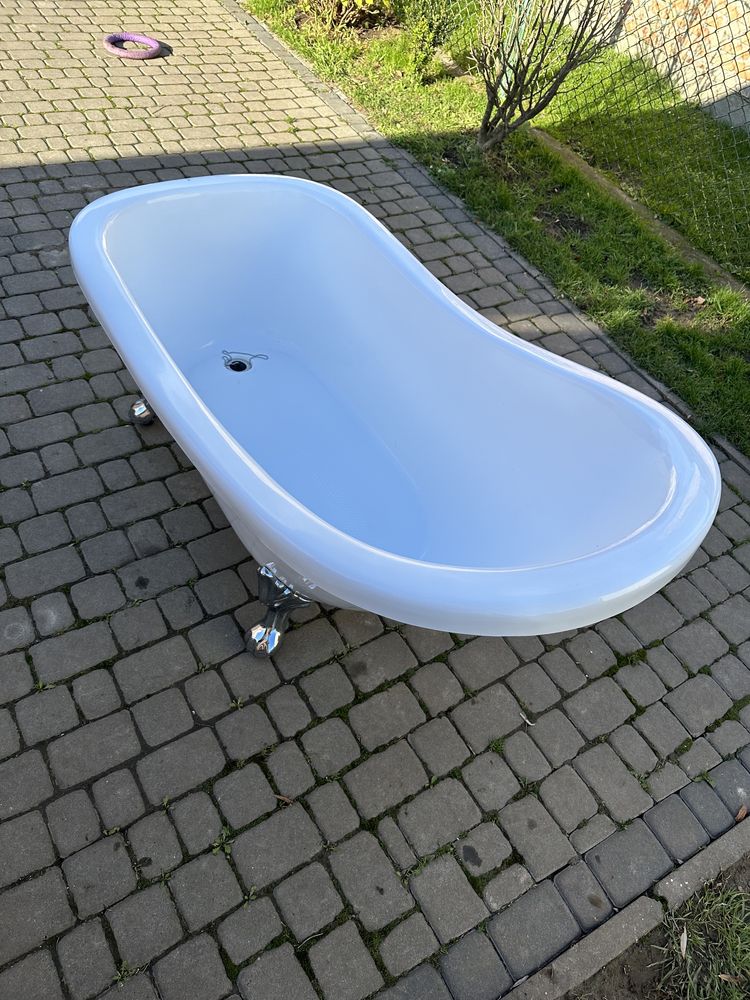 Ретро ванна (0078) ванна акрилова окремостояча 160 см