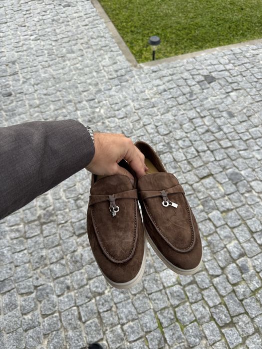 Loafers Loro Piana Castanho - 41