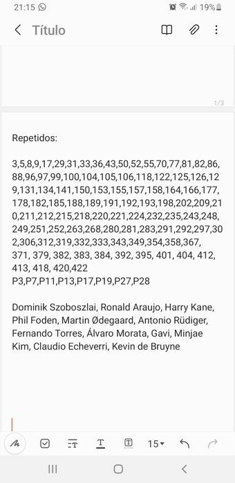 Cromos caderneta Fifa 365