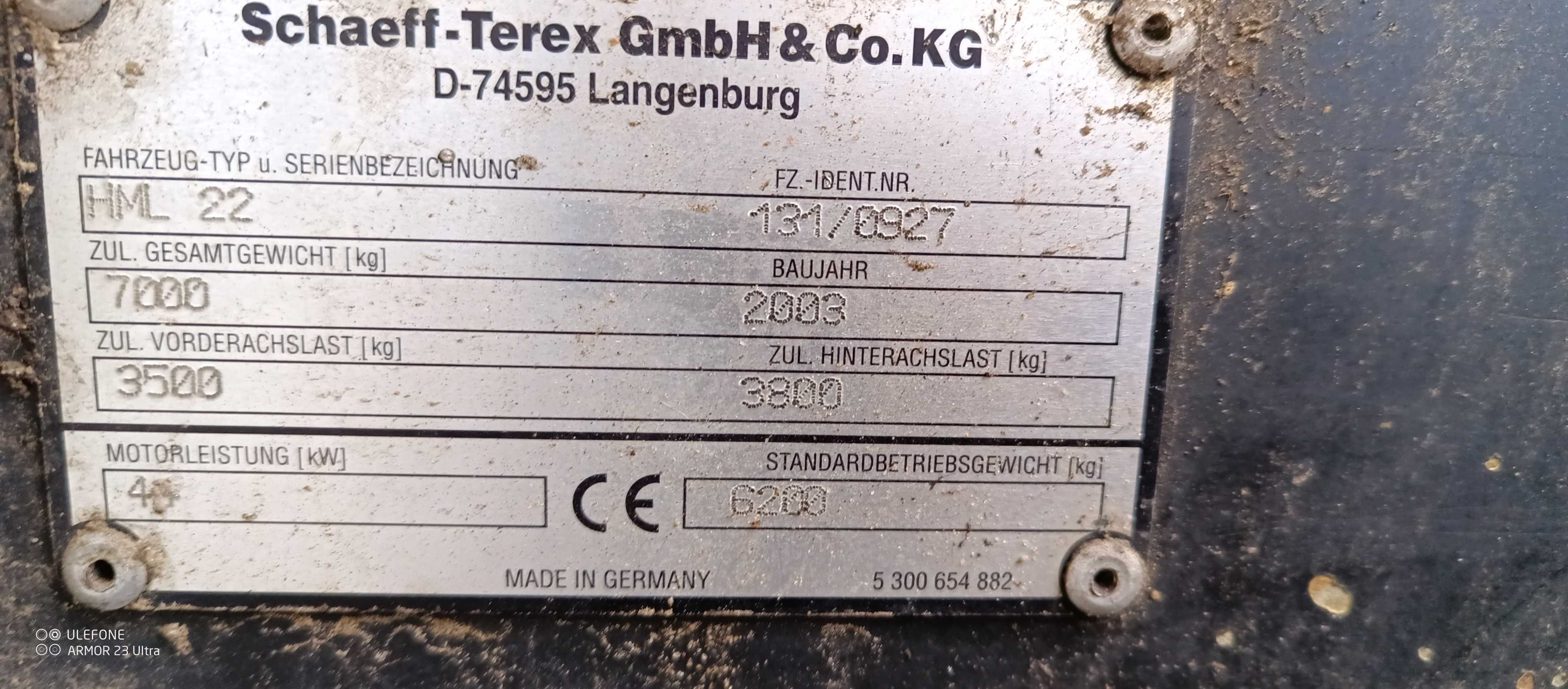 Schaeff-TEREX Hml 22