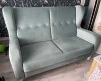 Sofa welurowa pikowana