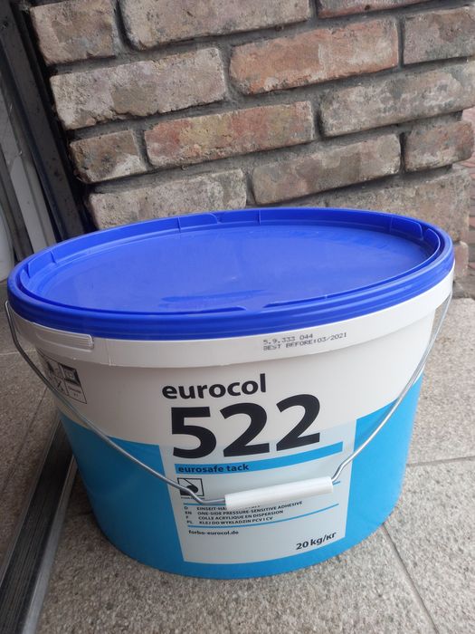 Клей для лінолеуму eurocol 522 eurosafe tack 20 кг