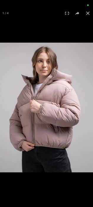 Куртка осінь беж оверсайз М-Л