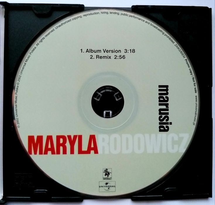 CDs Maryla Rodowicz Marusia 2002r