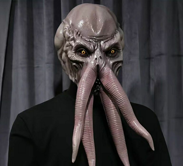 Máscara Cthulhu Baldur's Gate Monstro Polvo Lula