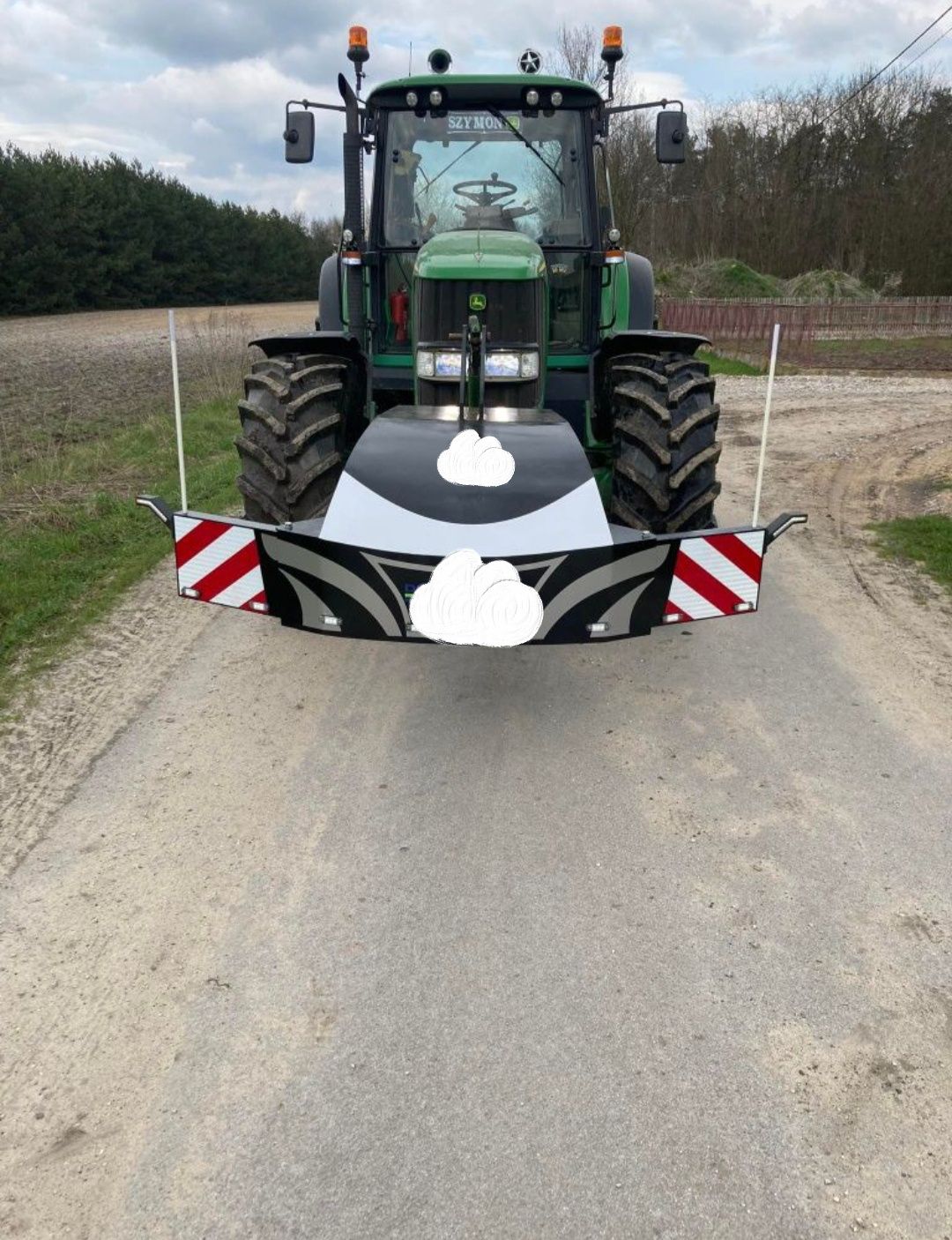 Balast, klocek, obciążnik,zderzak John Deere,Fendt, Claas,Valtra