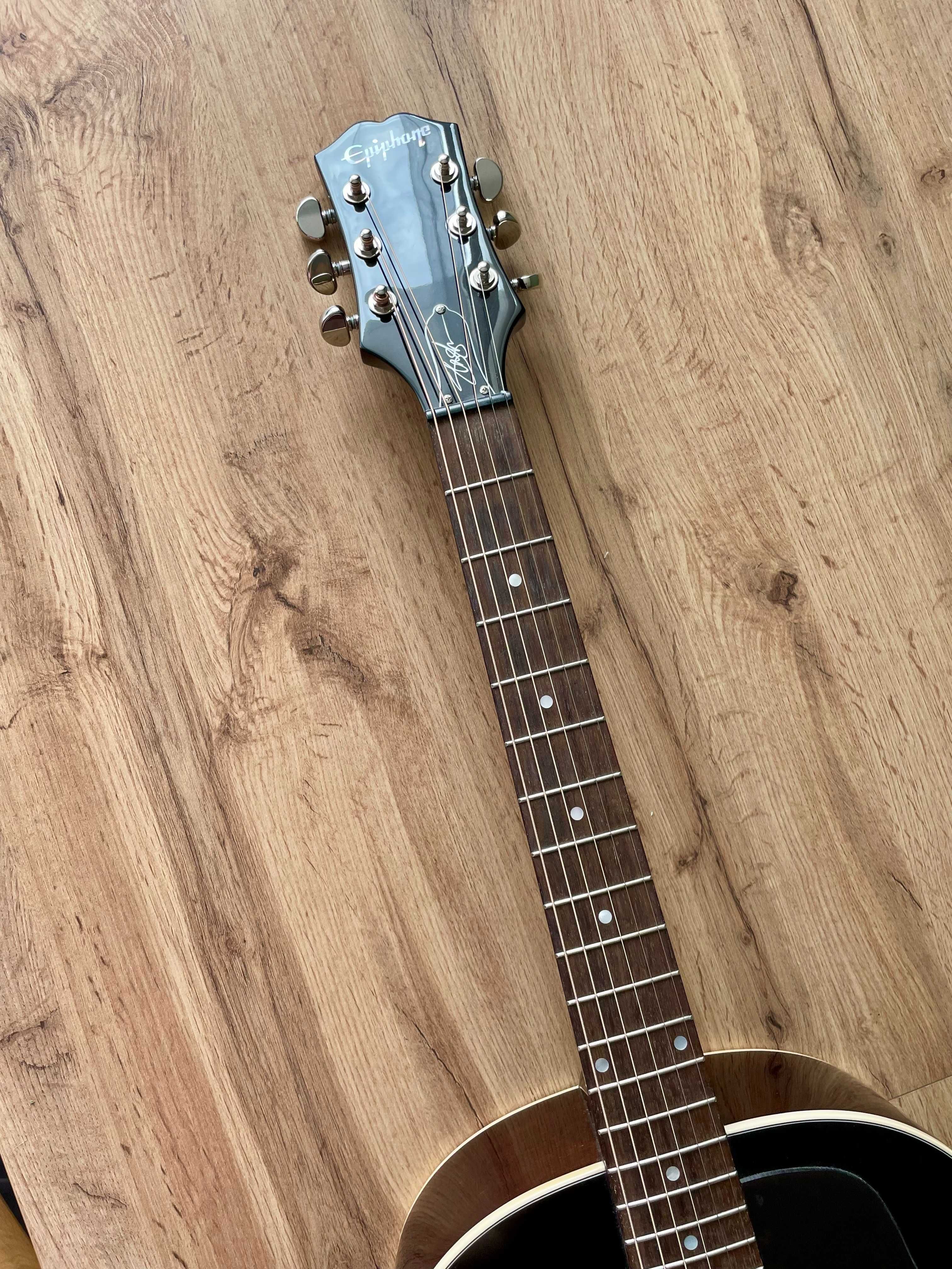 Epiphone Slash J-45 elektroakustyk – lite drewno, lutniczy setup