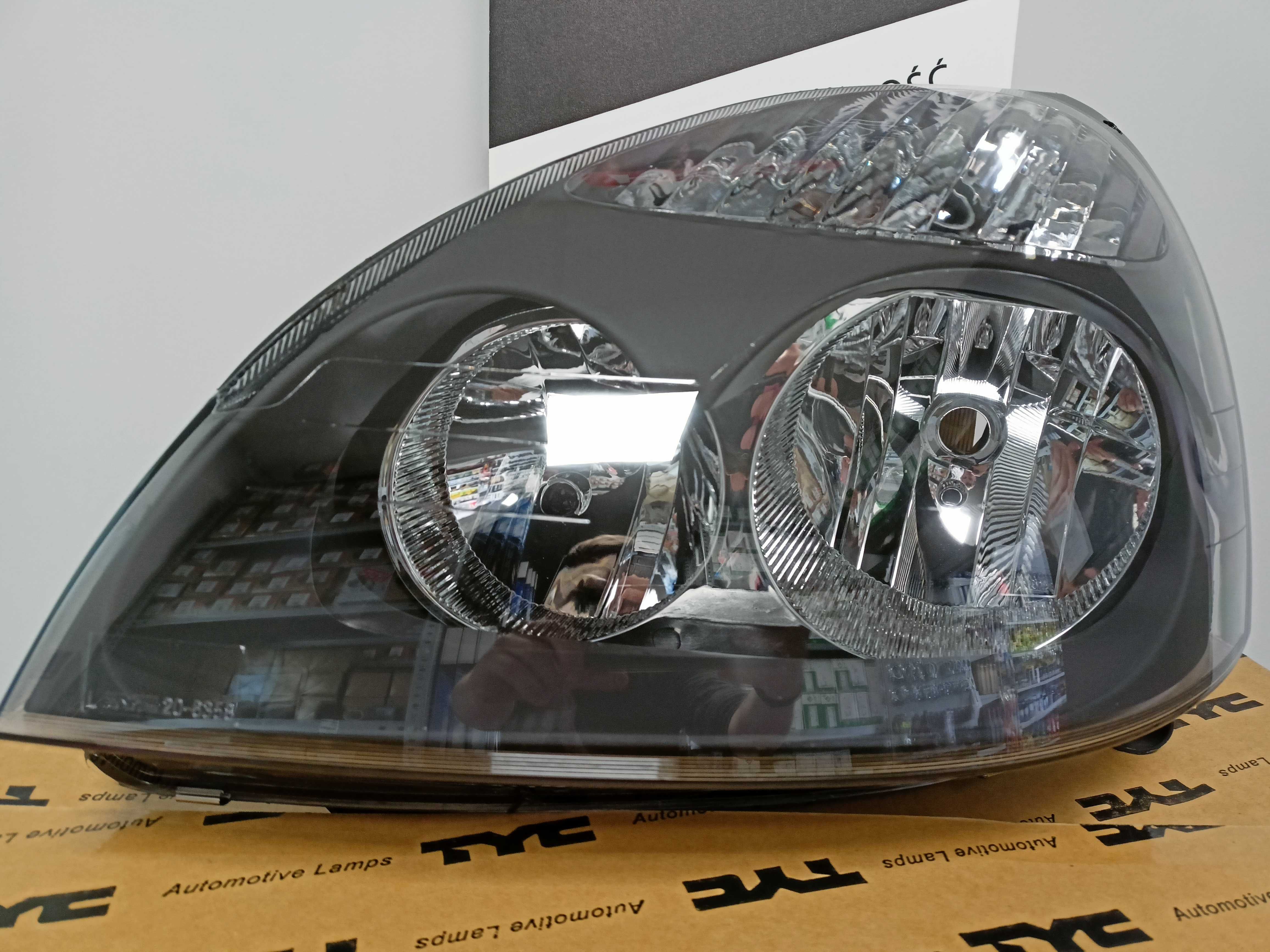 Renault Clio II 01-05 Lampa/Reflektor przód lewy. H7 /H1 kpl h7 GRATIS