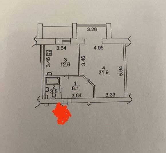 Продам однокімнатну квартиру в буд. 2013 року по вул. Зодчих 50Б