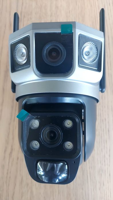 Kamera Solarna 4G LTE 6K 12MP 3ekrany 2x obiektyw +KartaSD64GB Kodak